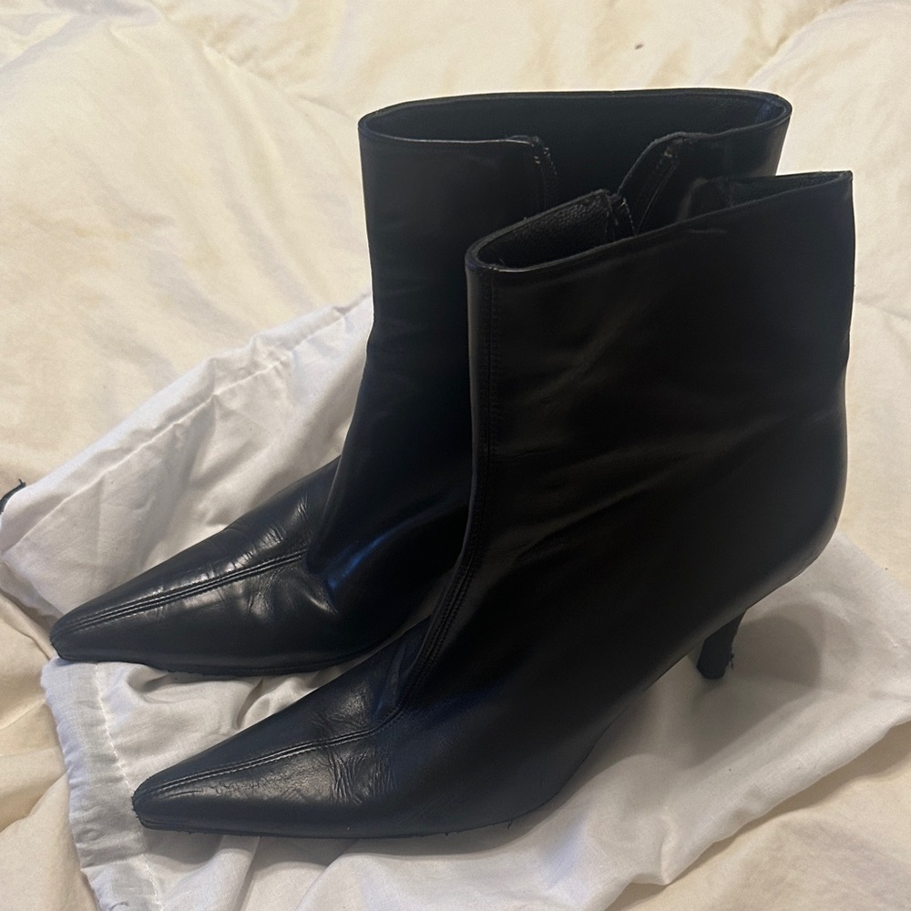 Via Spiga Black Heeled Boots